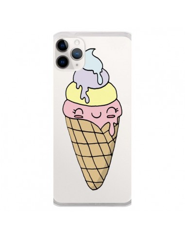 Coque iPhone 11 Pro Ice Cream Glace Summer Ete Parfum Transparente - Claudia Ramos