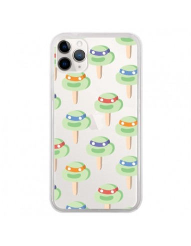 Coque iPhone 11 Pro Tortues Ninja Tortle Transparente - Claudia Ramos