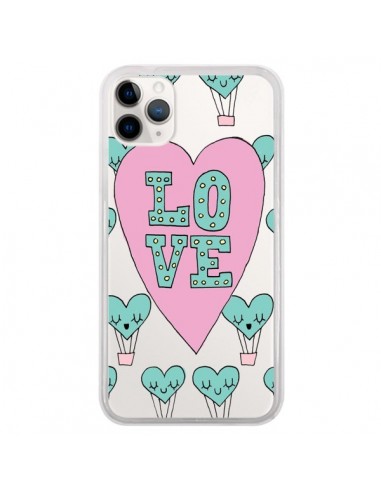 Coque iPhone 11 Pro Love Nuage Montgolfier Transparente - Claudia Ramos