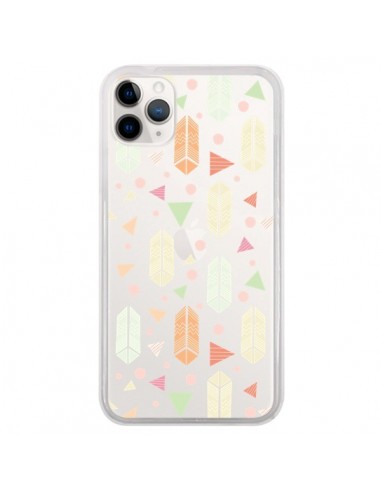 Coque iPhone 11 Pro Arrow Fleche Azteque Transparente - Claudia Ramos