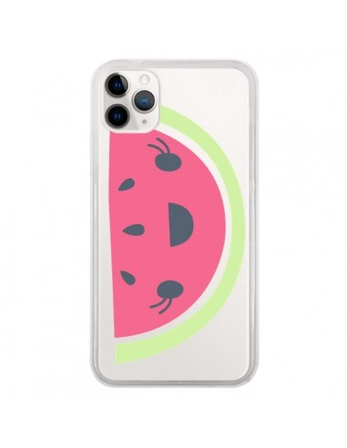 Coque iPhone 11 Pro Pasteque Watermelon Fruit Transparente - Claudia Ramos