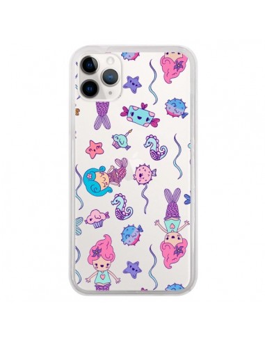 Coque iPhone 11 Pro Mermaid Petite Sirene Ocean Transparente - Claudia Ramos