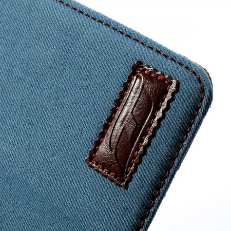 Etui Portefeuille en Jean pour iPhone 5C Etui Portefeuille en Jean pour iPhone 5C