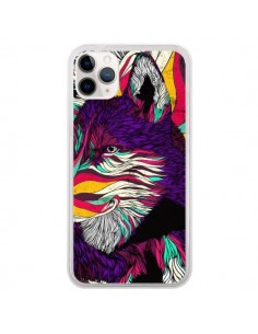 Coque iPhone 11 Pro Color Husky Chien Loup - Danny Ivan