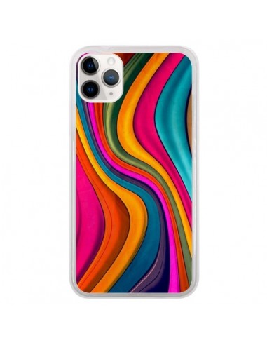 Coque iPhone 11 Pro Love Color Vagues - Danny Ivan