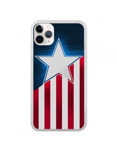 Coque iPhone 11 Pro Captain America - Eleaxart