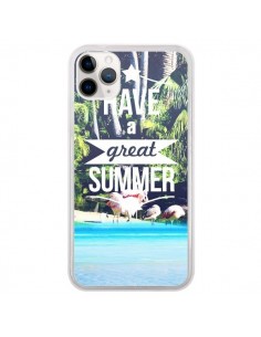 Coque iPhone 11 Pro Have a Great Summer Eté - Eleaxart