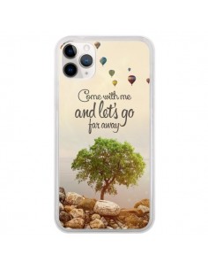 Coque iPhone 11 Pro Let's Go Far Away Ballons - Eleaxart