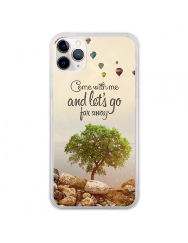 Coque iPhone 11 Pro Let's Go Far Away Ballons - Eleaxart