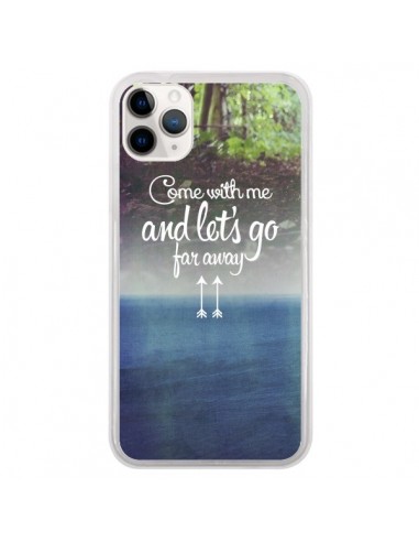 Coque iPhone 11 Pro Let's Go Far Away Forest Foret - Eleaxart