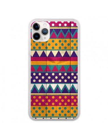 Coque iPhone 11 Pro Mexican Triangle Aztec Azteque - Eleaxart