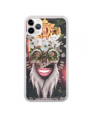 Coque iPhone 11 Pro My Best Costume Roi King Monkey Singe Couronne - Eleaxart