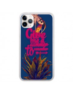 Coque iPhone 11 Pro Give me a summer to remember souvenir...