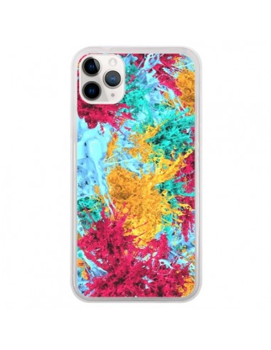 Coque iPhone 11 Pro Splashes Peintures - Eleaxart