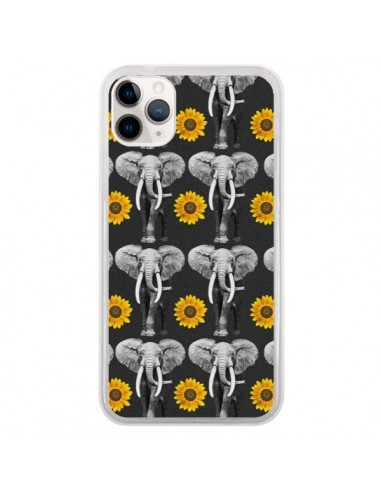 Coque iPhone 11 Pro Elephant Tournesol - Eleaxart