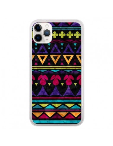 Coque iPhone 11 Pro Triangles Pattern Azteque - Eleaxart