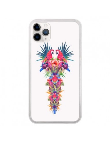 Coque iPhone 11 Pro Parrot Kingdom Royaume Perroquet - Eleaxart