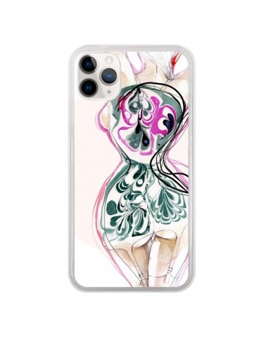 Coque iPhone 11 Pro Femme en fleurs - Elisaveta Stoilova