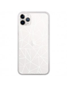Coque iPhone 11 Pro Lignes Grilles Triangles Full Grid...