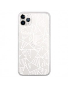 Coque iPhone 11 Pro Lignes Grilles Triangles Grid...