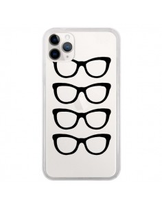 Coque iPhone 11 Pro Sunglasses Lunettes Soleil Noir...