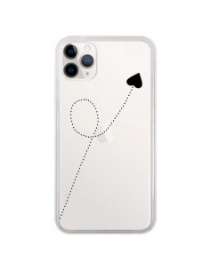 Coque iPhone 11 Pro Travel to your Heart Noir Voyage...