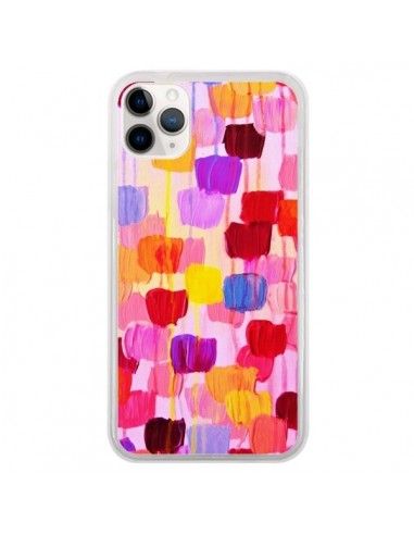 Coque iPhone 11 Pro Pois Roses Dottie - Ebi Emporium