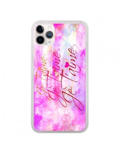 Coque iPhone 11 Pro Je t'aime I Love You - Ebi Emporium