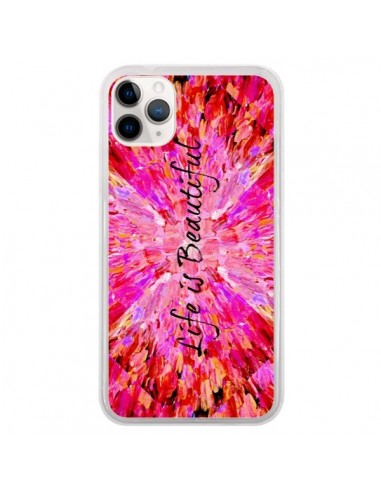 Coque iPhone 11 Pro Life is Beautiful - Ebi Emporium