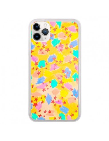 Coque iPhone 11 Pro Stars Etoiles Jaunes - Ebi Emporium