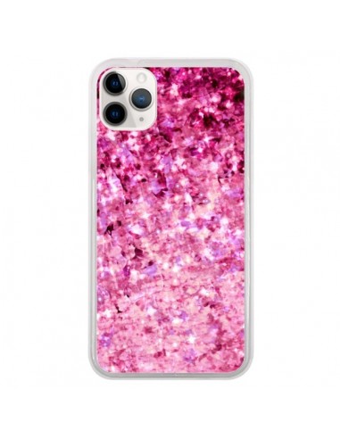 Coque iPhone 11 Pro Romance Me Paillettes Roses - Ebi Emporium