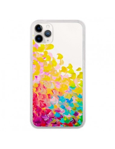 Coque iPhone 11 Pro Creation in Color Jaune Yellow Transparente - Ebi Emporium
