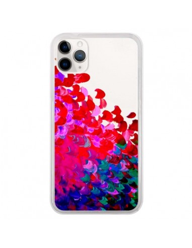 Coque iPhone 11 Pro Creation in Color Pink Rose Transparente - Ebi Emporium