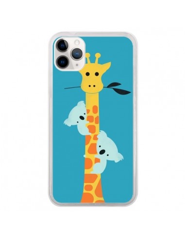 Coque iPhone 11 Pro Koala Girafe Arbre - Jay Fleck