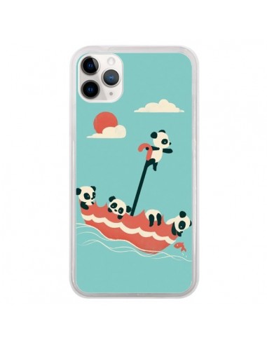 Coque iPhone 11 Pro Parapluie Flottant Panda - Jay Fleck