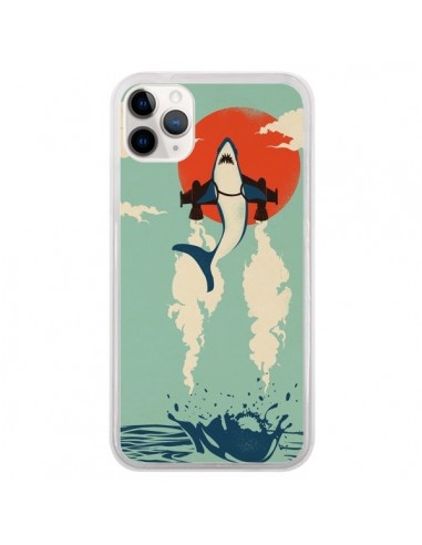 Coque iPhone 11 Pro Requin Avion Volant - Jay Fleck