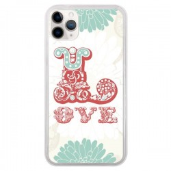Coque iPhone 11 Pro Love Fleurs Flourish - Javier Martinez