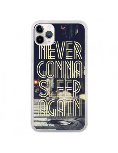 Coque iPhone 11 Pro Never Gonna Sleep New York City - Javier Martinez