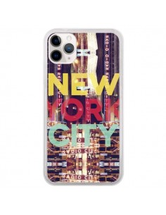 Coque iPhone 11 Pro New York City Buildings - Javier...