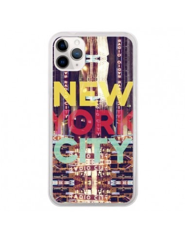 Coque iPhone 11 Pro New York City Buildings - Javier Martinez