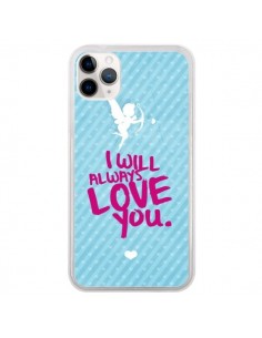 Coque iPhone 11 Pro I will always love you Cupidon -...