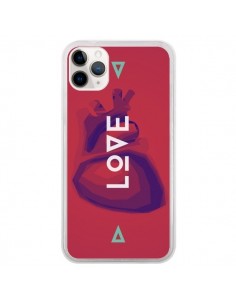 Coque iPhone 11 Pro Love Coeur Triangle Amour - Javier...