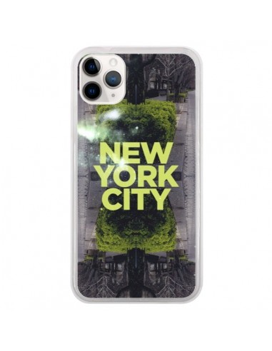 Coque iPhone 11 Pro New York City Vert - Javier Martinez