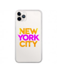 Coque iPhone 11 Pro New York City NYC Orange Rose...