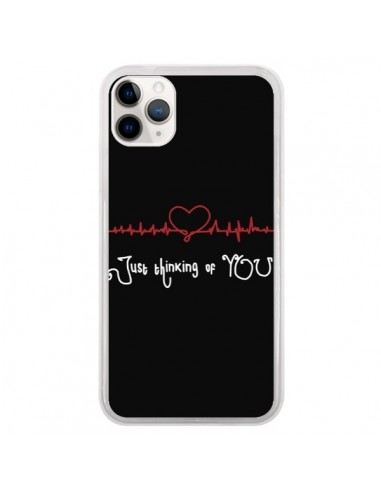 Coque iPhone 11 Pro Just Thinking of You Coeur Love Amour - Julien Martinez