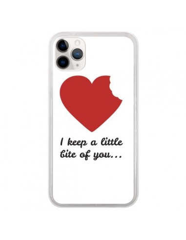 Coque iPhone 11 Pro I Keep a little bite of you Coeur Love Amour - Julien Martinez