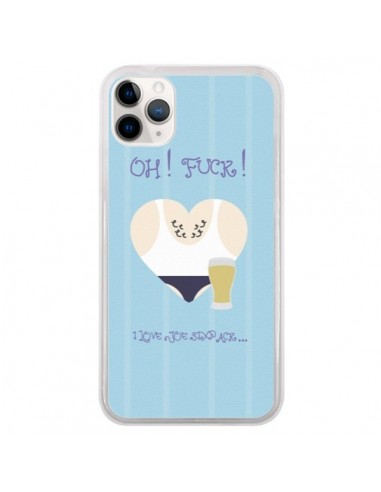 Coque iPhone 11 Pro Homme Man Fuck Love Coeur Amour - Julien Martinez