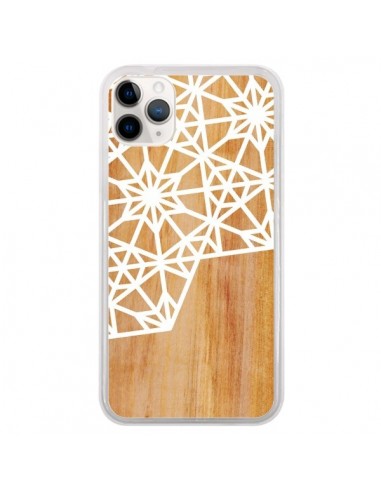 Coque iPhone 11 Pro Frozen Stars Etoile Bois Azteque Aztec Tribal - Jenny Mhairi