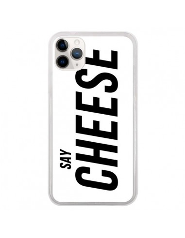 Coque iPhone 11 Pro Say Cheese Smile Blanc - Jonathan Perez