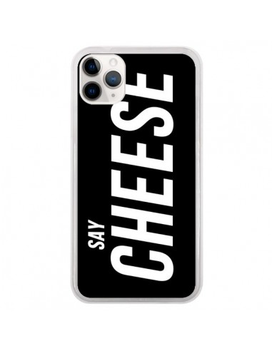 Coque iPhone 11 Pro Say Cheese Smile Noir - Jonathan Perez